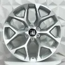 RIN 20X9 6-139.7 R1 SPORT 208 SILVER MACHINE FACE ET31 CB78.1