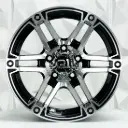 RIN 15X8 6-139.7 R1 SPORT 5975 BLACK MACHINE FACE ET0 CB108