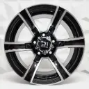 RIN 15X8 6-139.7 R1 SPORT 5968 BLACK MACHINE FACE ET0 CB108