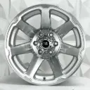 RIN 15X10 5-139.7 R1 SPORT QC1856 SILVER MACHINE FACE MACHINE LIP ET-44 CB110