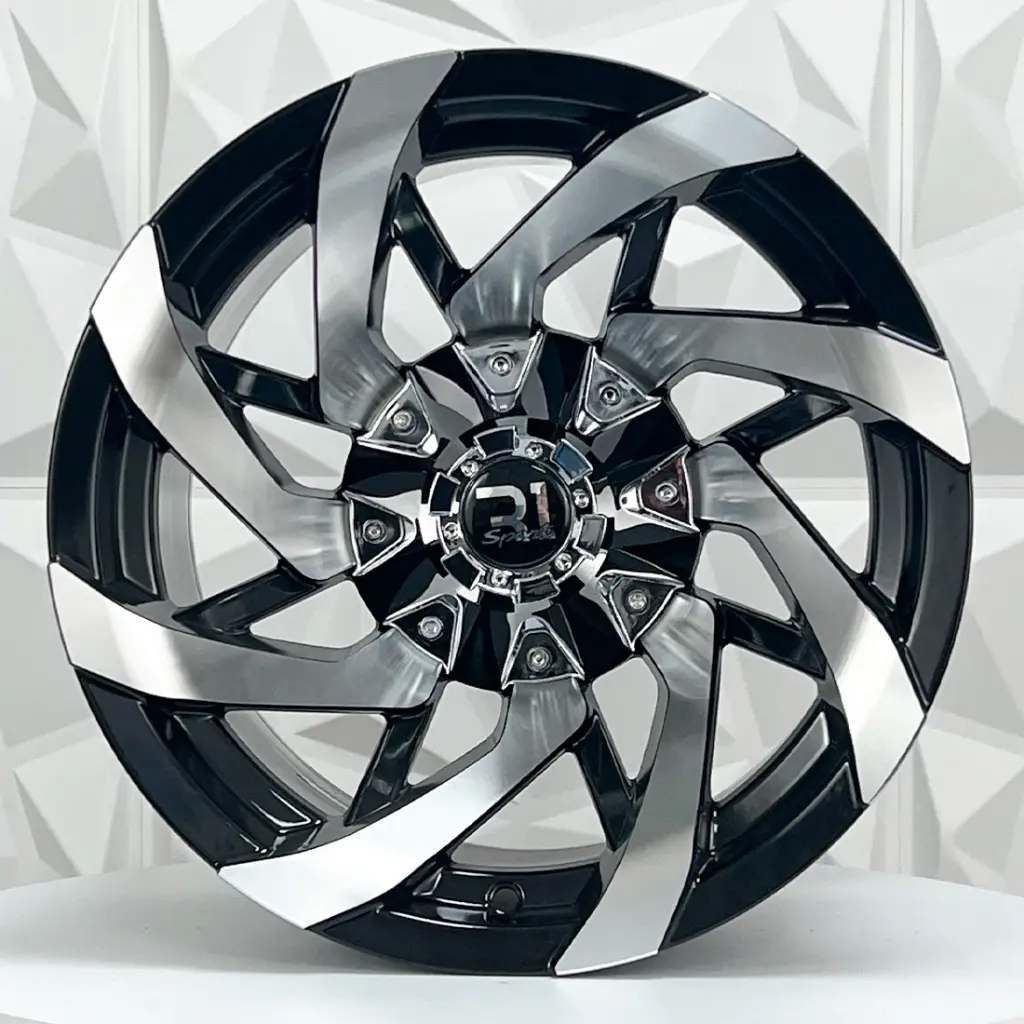 RIN 15X10 6-139.7 R1 SPORT 10717 BLACK MACHINE FAC ET-44 CB106.1