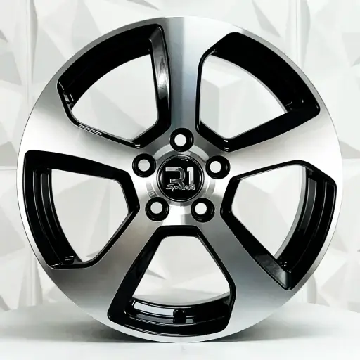 [164593] RIN 16X7 5-112 R1 SPORT QC504 BLACK MACHINE FACE ET42 CB57.1